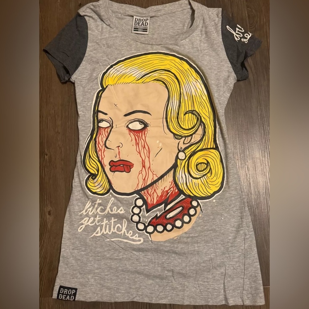 Drop Dead Rare Clothing Women’s Vintage T-Shirt Ollie Sykes BMTH NWOT
